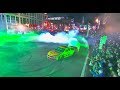 Logano drifts to perfect score with Nashville burnout | Burnouts on Broadway