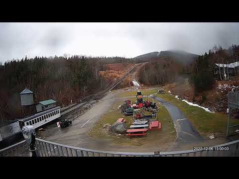 Mount Washington Cog Railway Live Webcam 12/6/2022 Morning Trains