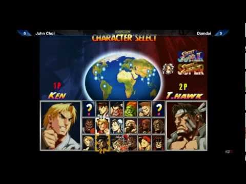 Street Fighter 25th Anniv. Tournament SSF2:Turbo Winners finals. John Choi vs. Damdai