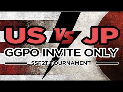 SSF2T GGPO US vs JP Tournament - Full Coverage