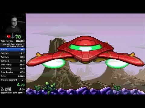 Metroid: Zero Mission 100% Hard in 1:10:18 (WR)