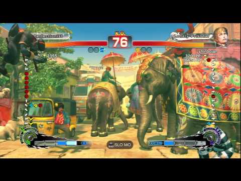 Ludopro84 [Dhalsim] Vs shinbojan [Cody] SSF4 AE Online Ranked Matches - PSN