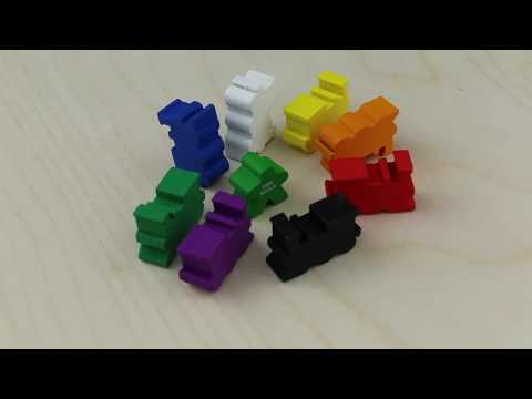 Train Engine, Wood, White video