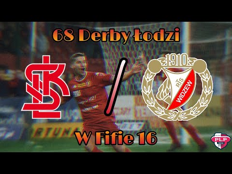 68 Derby Łodzi ⚪ŁKS - Widzew🔴 PLP 22 FIFA 16.