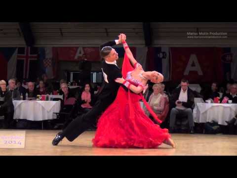 Miha Vodicar & Nadiya Bychkova | Antwerp Diamond Cup 2014 | WO STD solo English Waltz