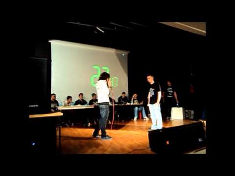 Zetauve vs. Khalos - Octavos de Final 1/8 - I Campeonato Beatbox Novel 2014