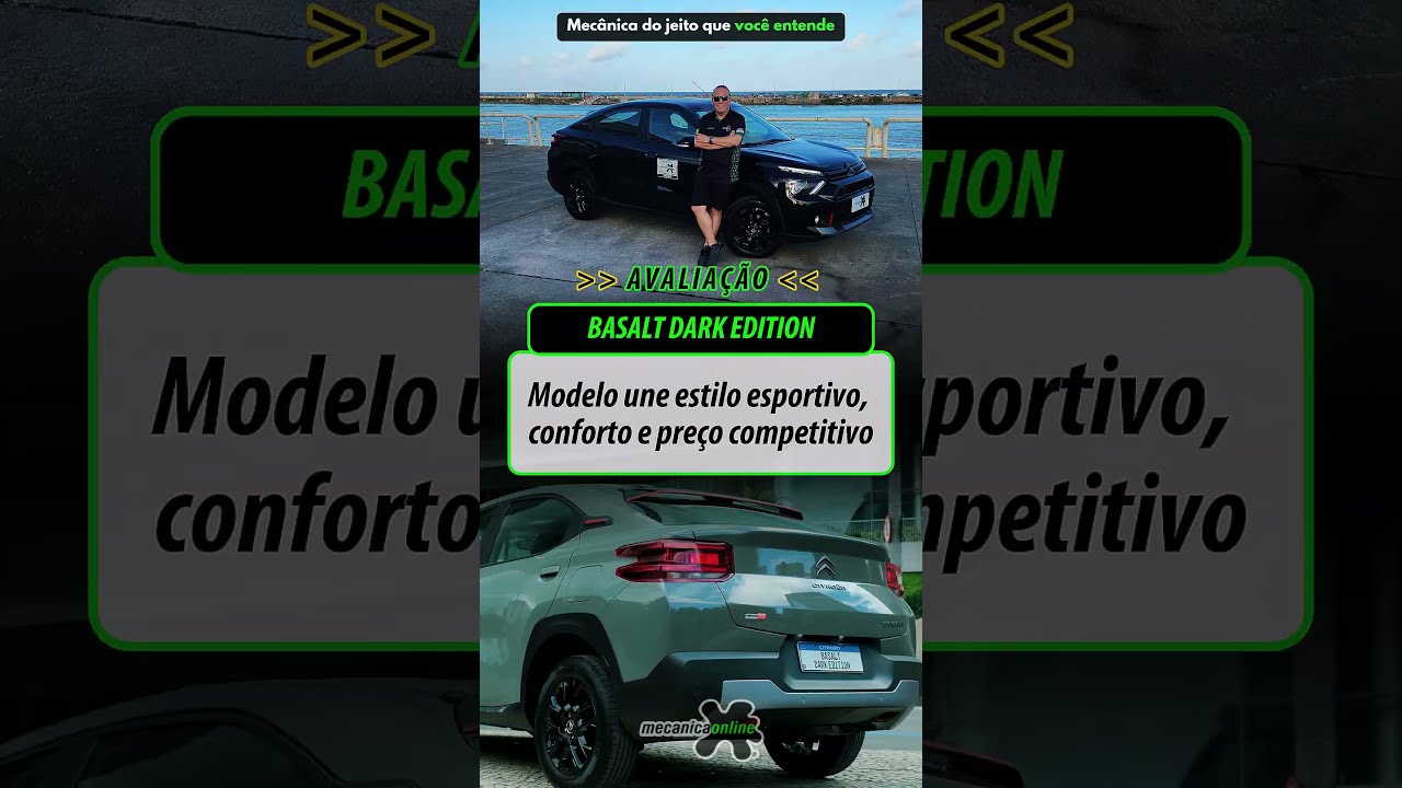 Citroën Basalt Dark Edition: Visual exclusivo, motor turbo e preço agressivo