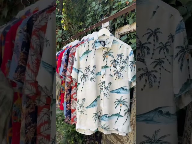Vídeo relacionado con SPORTBANG Camisa hawaiana de manga corta con botones para hombre, diseño de personajes de videojuegos, para verano, vacaciones, playa, con collar, Azul, X-Large