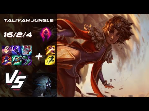 JUNGLE Taliyah vs Kindred - NA Challenger Patch 14.10