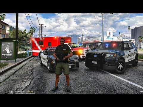 GTA 5 MODS LSPDFR 971  - CITY PATROL!!! (GTA 5 REAL LIFE PC MOD)