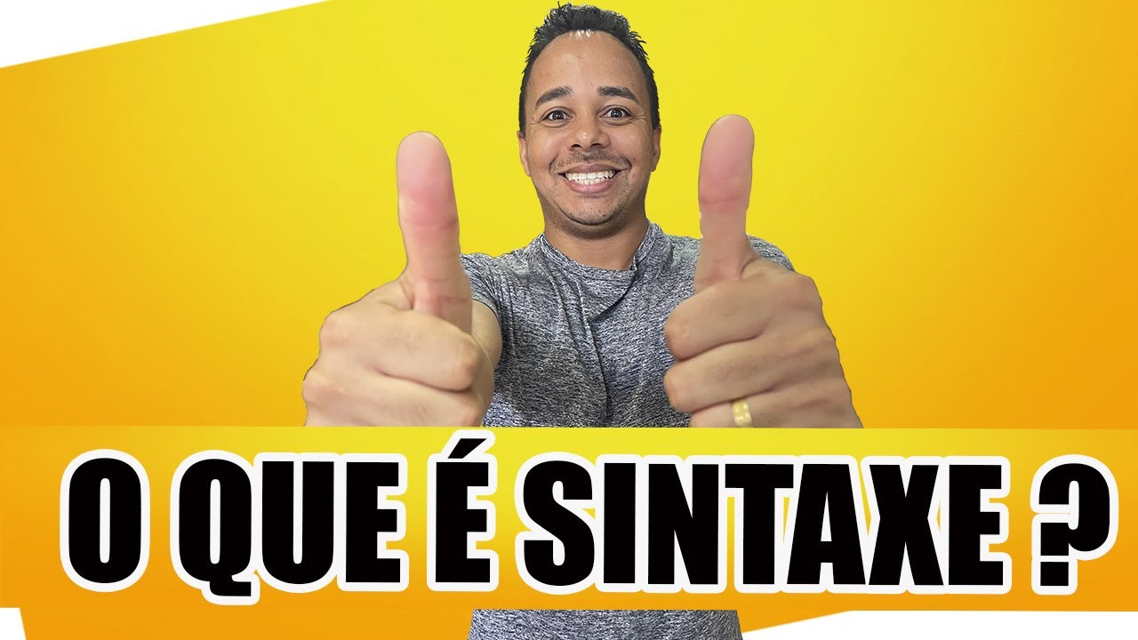 O QUE É SINTAXE