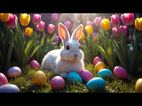 Happy Easter! Easter ambience with relaxing music (4K)
