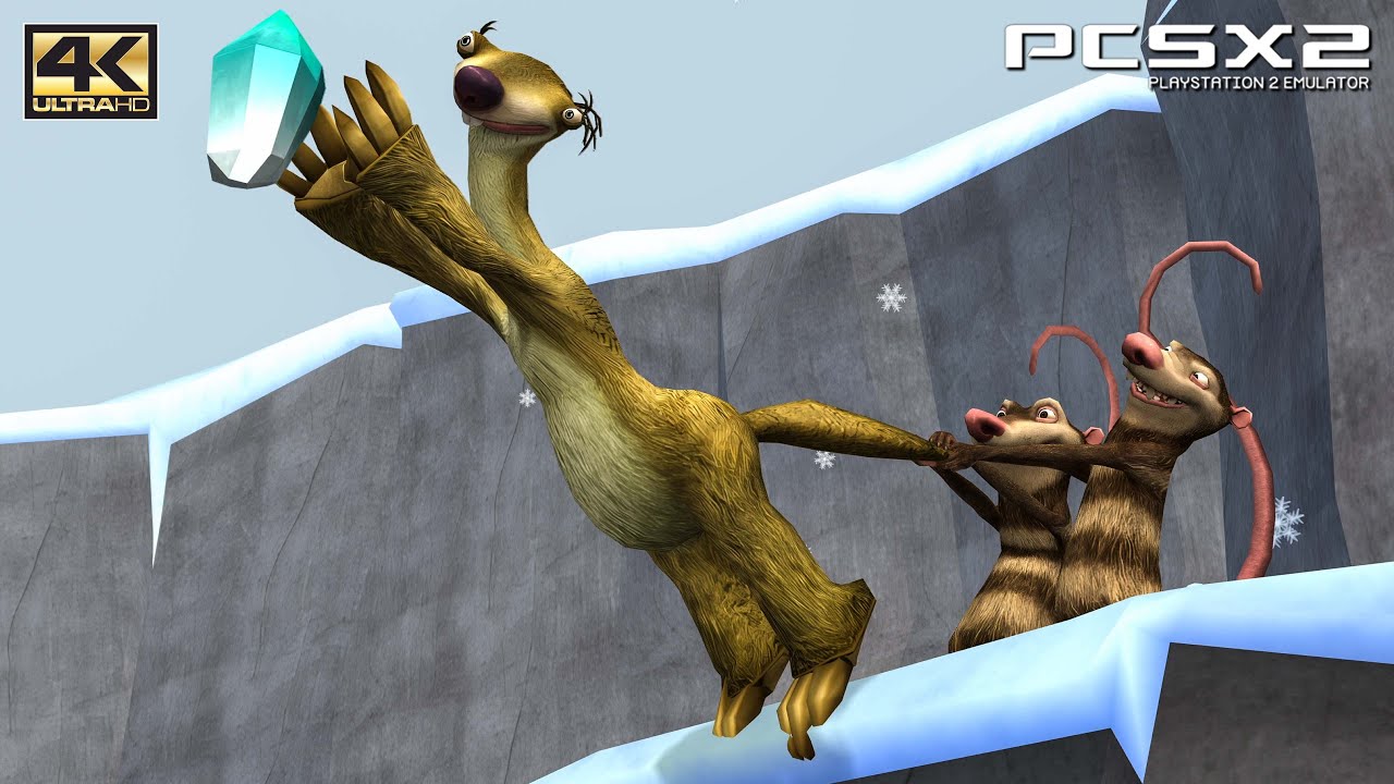 Ice Age: Dawn of the Dinosaurs - PS2 Gameplay 4k 2160p / 60 FPS / HD Textures (PCSX2)