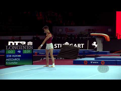MESZAROS Krisztofer (HUN) - 2019 Artistic Worlds, Stuttgart (GER) - Qualifications Floor Exercise