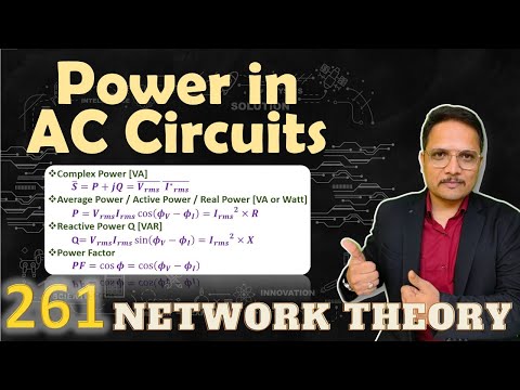 Power in AC Circuit Instantaneous Power Average Power Apparent Power and Power Factor