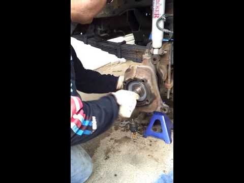 2000 F250 front axle rebuild Part 6