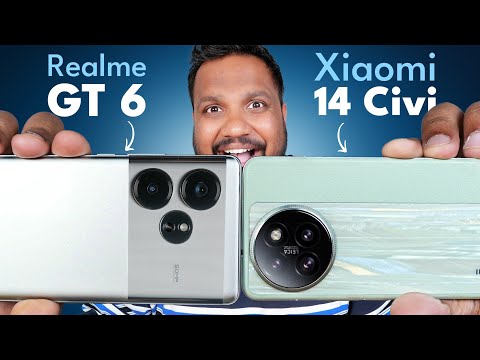 Realme GT 6 vs Xiaomi 14 Civi Full Comparison - Best Flagship Killer Under Rs 40,000?