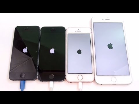 iPhone 5 vs iPhone 5S vs iPhone SE vs iPhone 6S (iOS 10.2)