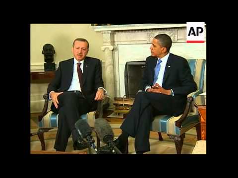 US President Obama meets Turkish PM Erdogan