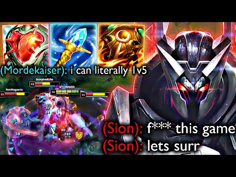 THIS MORDEKAISER CAN LITERALLY 1v5 (YOU BETTER SURR)
