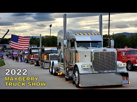 Mayberry Truck Show 2022 – Custom Big Rig Trucks – 1. Oktober 2022 Mt. Airy, NC