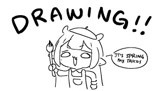 *TIMESTAMPS* (Start: )———————*[Sections]* - 【DRAWING】 Oh Boy It's Doodlin Time