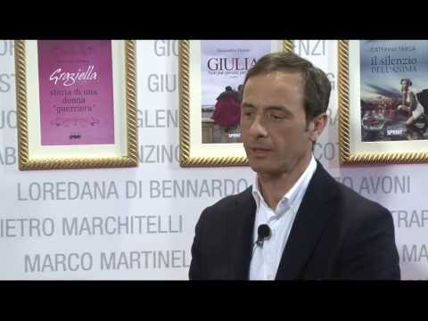 Intervista a Francesco Manna nello spazio BookSprint Edizioni al Palafiori di Sanremo