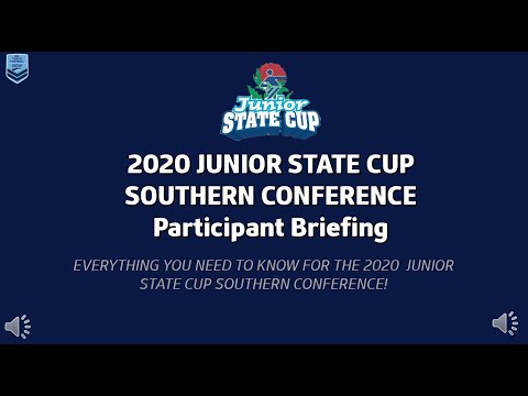 2020 Junior State Cup Southern Conference Event Briefing