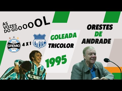 Grêmio 4 x 1 Emelec (1995) - Orestes de Andrade | Goleada, festa e classificação na Libertadores