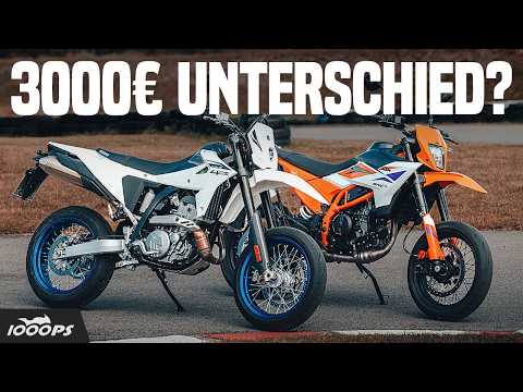 Supermoto Vergleich 2025: KTM 390 SMC R vs. Suzuki DR-Z4SM