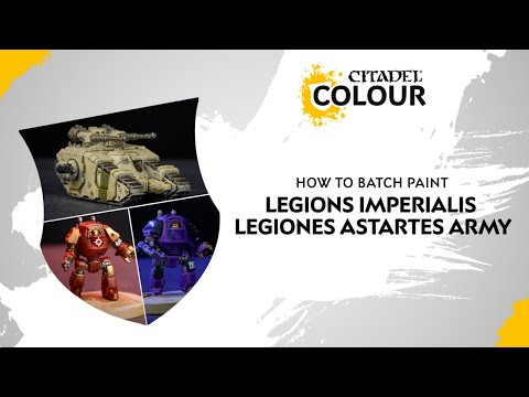 How to Batch Paint Legions Imperialis: Legiones Astartes Army
