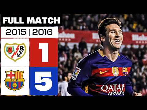 FC BARCELONA 5-1 RAYO VALLECANO 2015/16 | RESUMEN ampliado