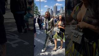 Lil Durk and India leaving off white show at #nyfw  #nyc #fitsfromthestreets #lildurk #indiaroyale