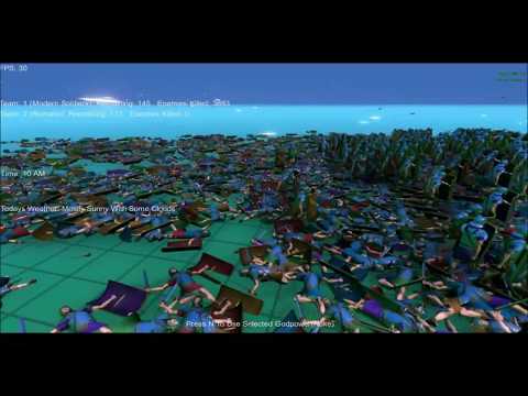 Ultimate Epic Battle Simulator 45 Modern Soldiers + 100 Archers vs  4000 Roman Soldiers