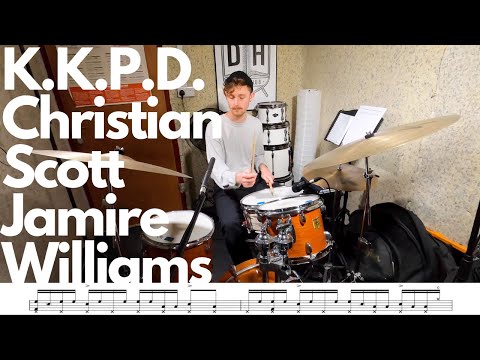 Christian Scott - K.K.P.D. (Jamire Williams) / Beat Breakdown / Drum Lesson