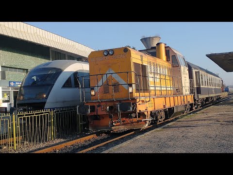Activitate feroviara si trenuri la gara Baia Mare Station Rail activity and trains 01 Decembrie 2020