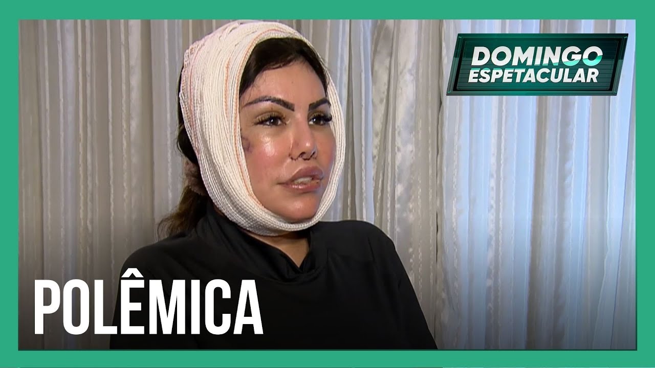 Roberto Cabrini entrevista Liziane Gutierrez, a modelo que atacou policiais em festa clandestina