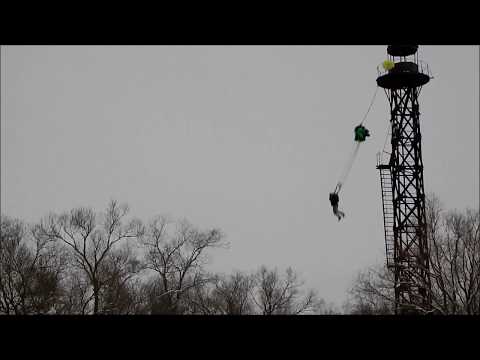 Маяк Железный 22 метра, BASE jump