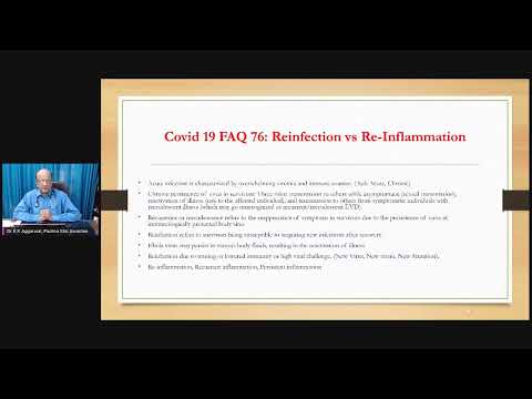 Covid 19 FAQ 76: Reinfection vs Re-Inflammation