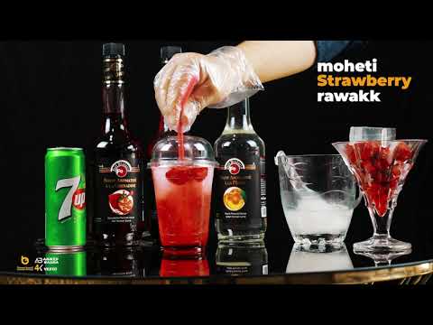 Strawberry mojito from Rawaq