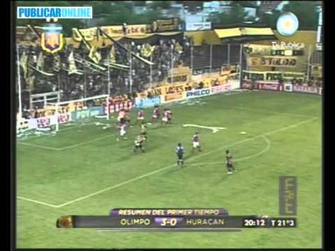 Los Goles de Olimpo 4 Huracán 0, apertura 2010