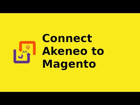 How to connect akeneo to a magento backend