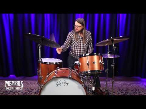 George H. Way Tradition Mahogany Drum Set 24/13/16 - Natural Matte