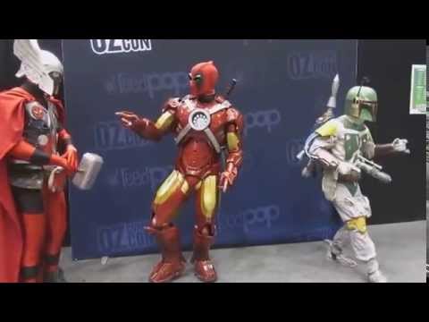 "Iron" Deadpool vs Boba Fett. Dance off bro... Epic
