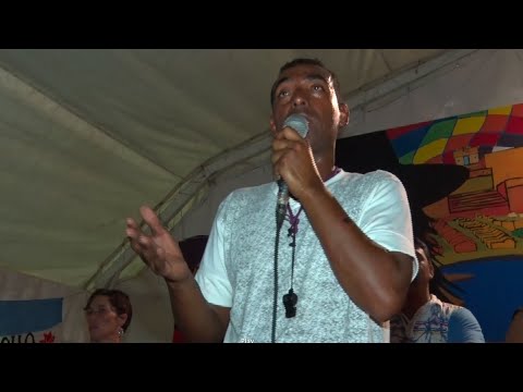 "Los Auténticos Reyes del Ritmo" en el Acampe de Plaza de Mayo