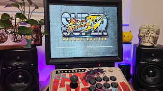 Super Street Fighter IV (4:3) on a Checkmate 19" IPS Monitor, Mayflash F700 Elite – Bad Ken Gameplay