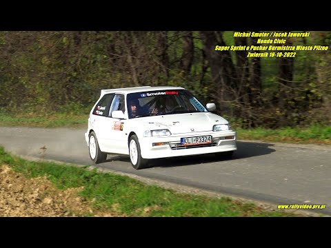 M. Smoter /J. Jaworski - Honda Civic - Super Sprint o Puchar Burmistrza Miasta Pilzno Zwiernik 2022