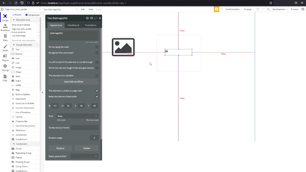 Quick tips - Load FA icons into text elements