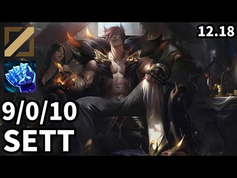 Sett Mid vs Zoe - Ranked Grandmaster - Patch KR 12.18