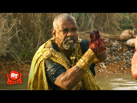 Gladiator II (2024) - Denzel Washington's Macrinus Fights Paul Mescal's Lucius Scene | Movieclips